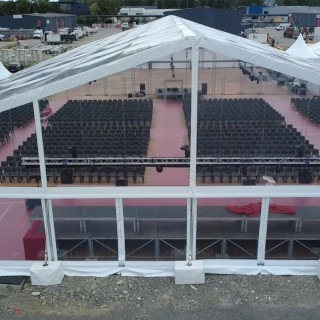 lumière naturelle et aménagement de chapiteaux pour événements Lyon