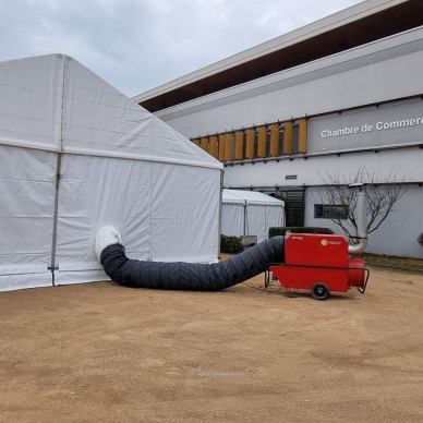Chauffage chapiteaux LDC location chapiteaux événements Lyon Macon Rhone Alpes Bourgogne