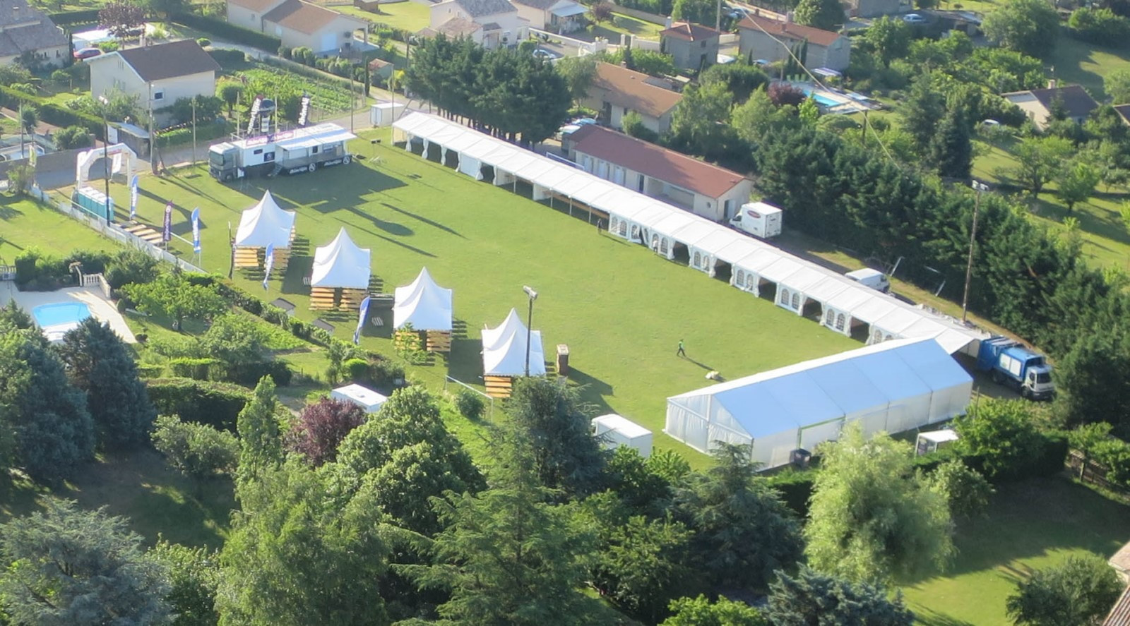 location de chapiteaux événement sportif