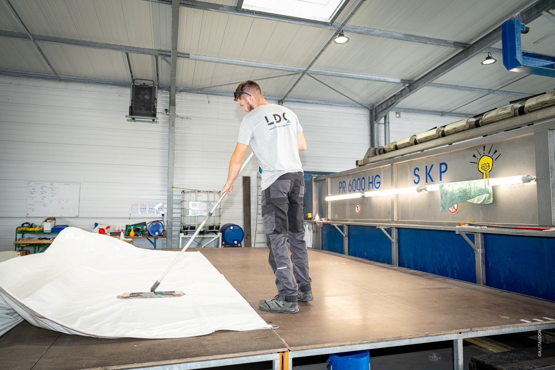 nettoyage baches toiles chapiteaux