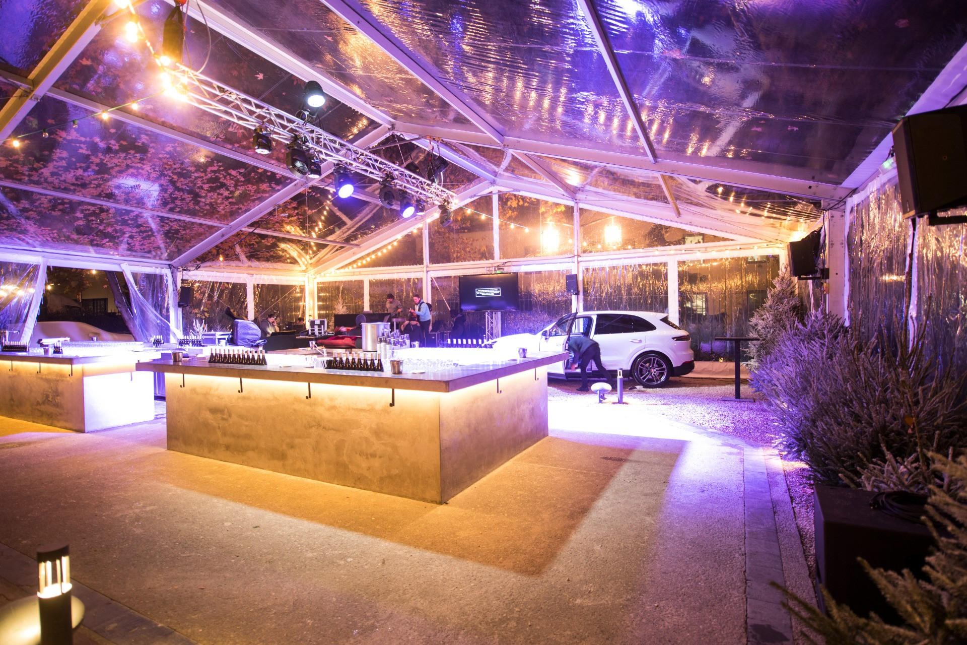 lancement de produits sous chapiteau Lyon