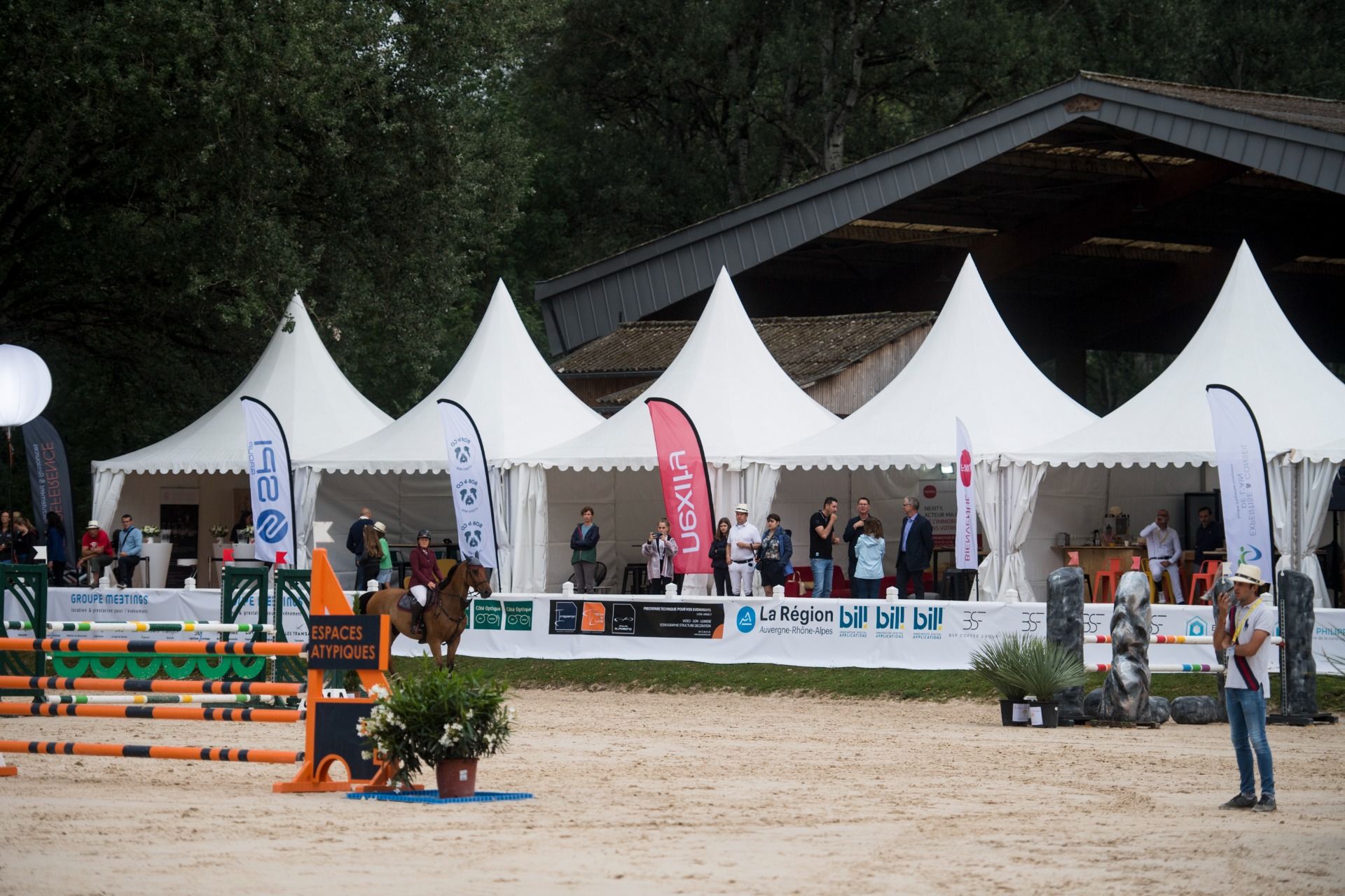 chapiteau événement sportif Lyon