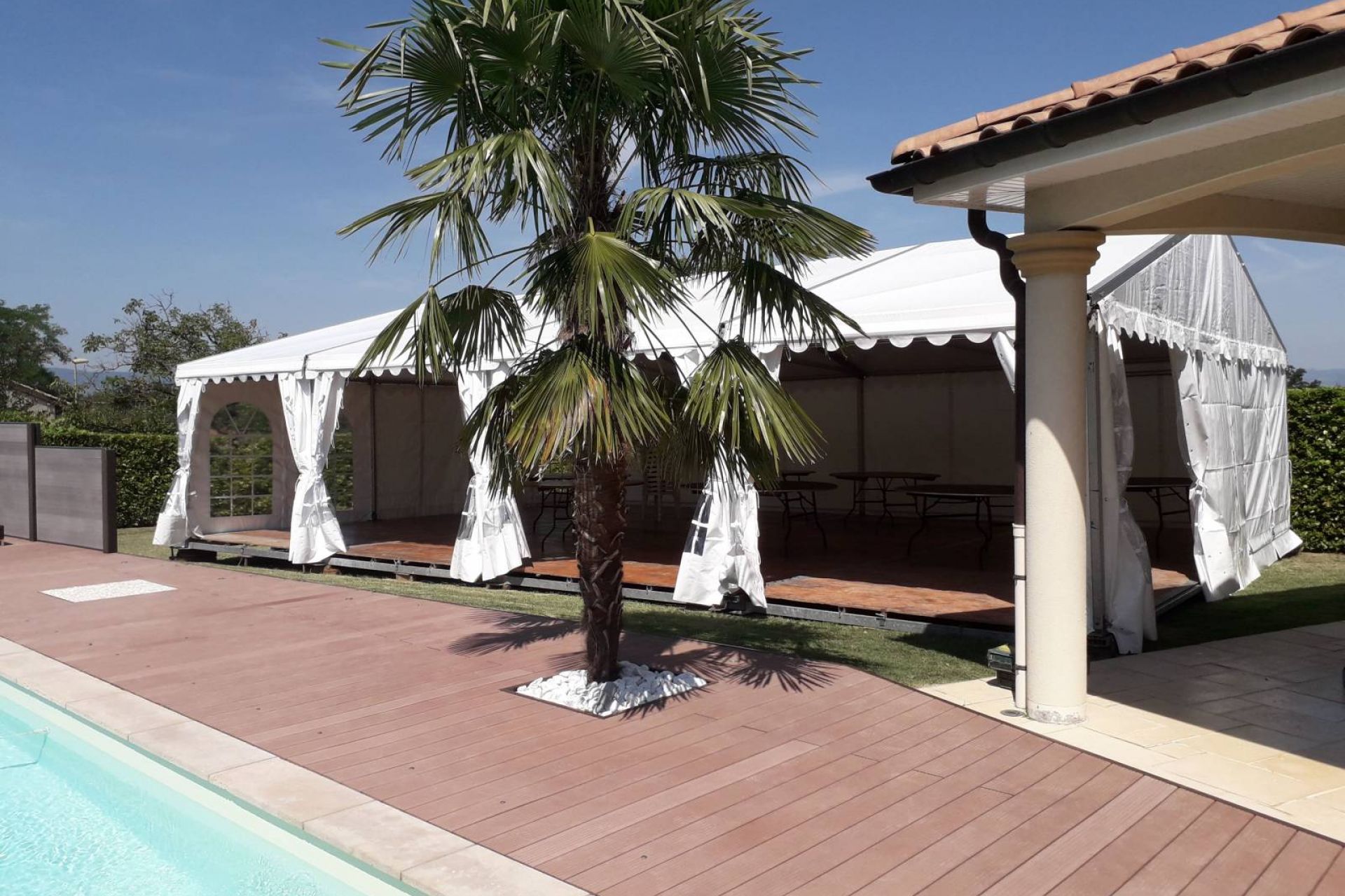 Location de chapiteau LDC pour fête familiale