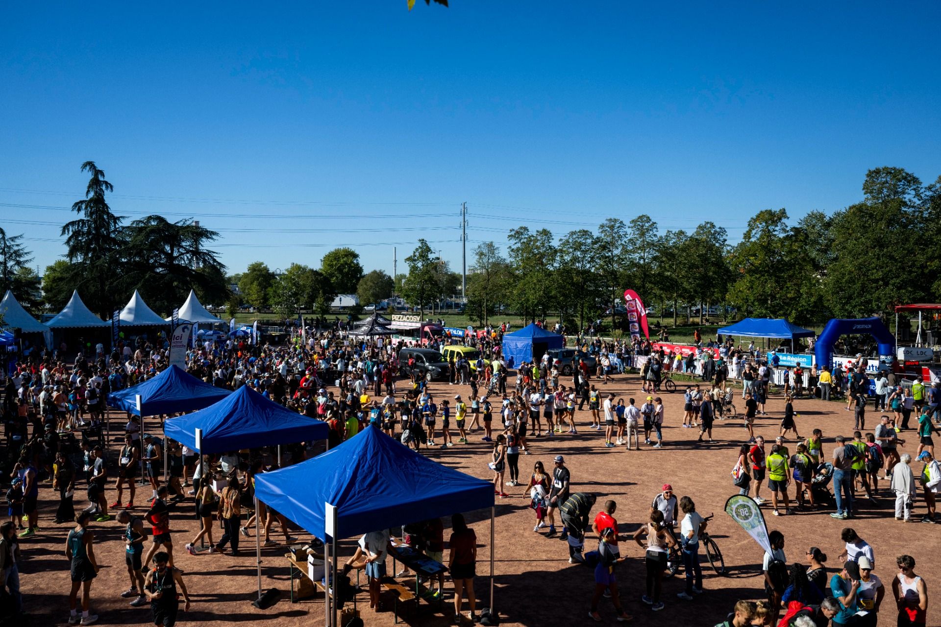 location de tentes et chapiteaux pour les 10 km de Lyon Parilly