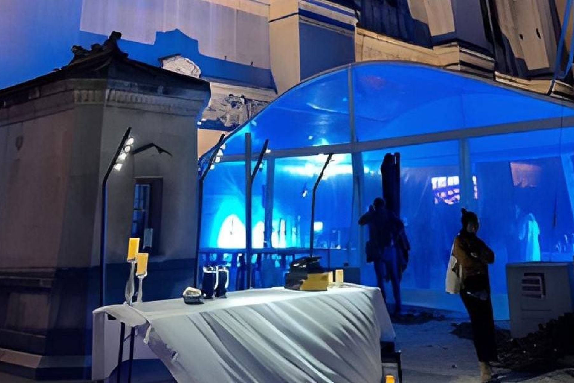 Location de tente arquée à DLC par une agence événementielle pour un événement à Lyon