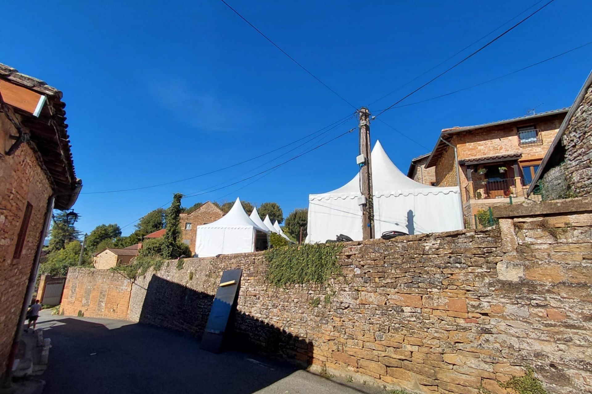 chapiteaux festival vendanges musique Beaujolais