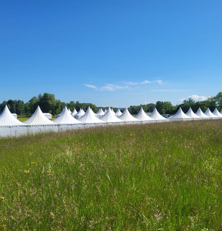 Courir pour elles - LDC location de chapiteaux - événement sportif et solidaire près de Lyon