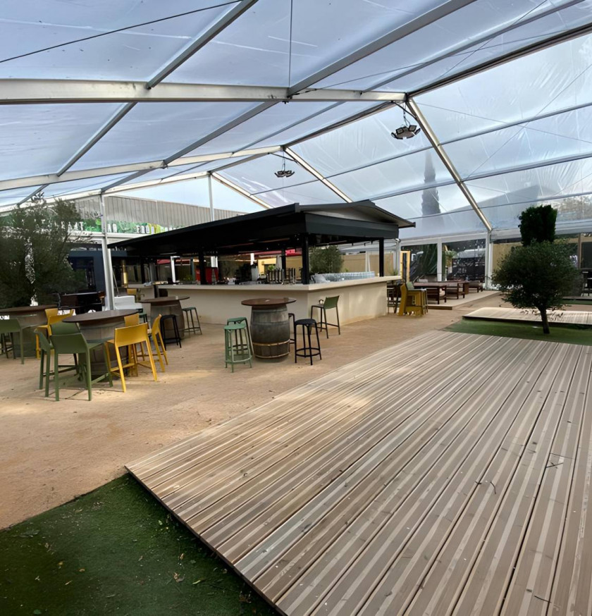 Une terrasse pour l'hiver