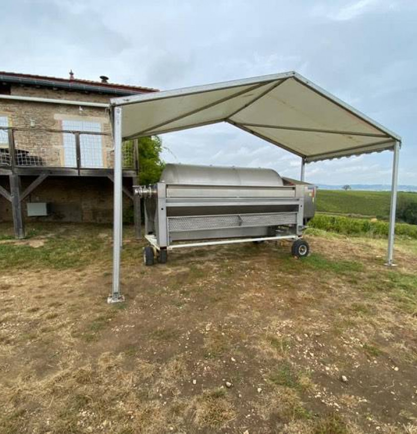 LDC loue des chapiteaux pour faciliter les vendanges en Bourgogne, Côtes du Rhône et Beaujolais