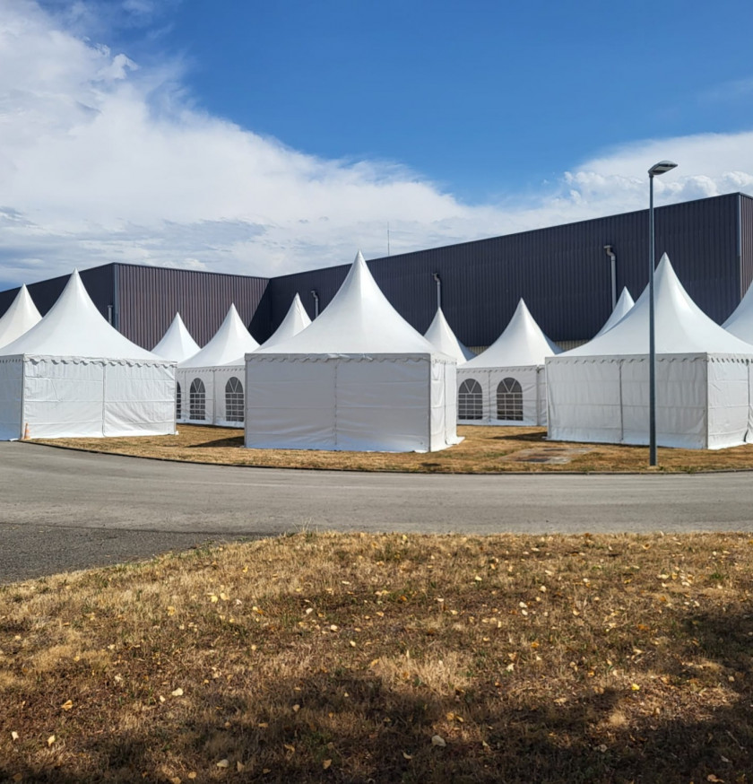 location de chapiteaux pour des événements d'entreprise