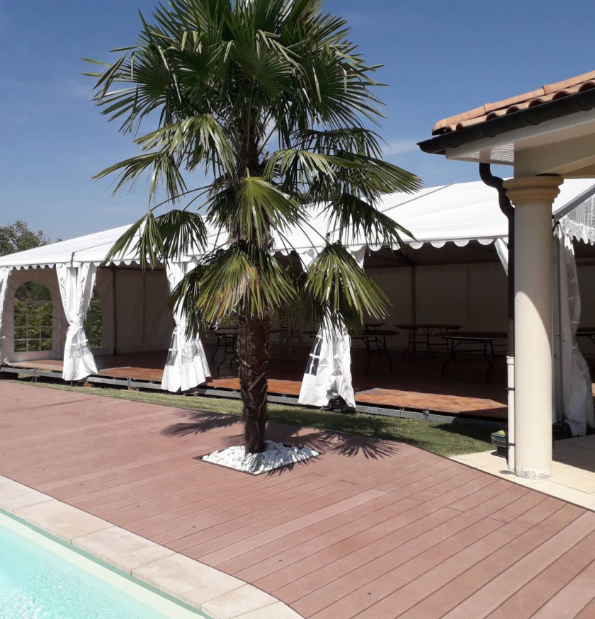 Location de chapiteau LDC pour fête familiale