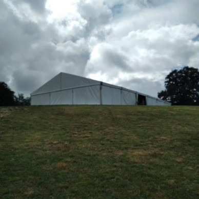 location de chapiteau LDC pour biathlon aux Plans d'Hotonnes dans l'Ain