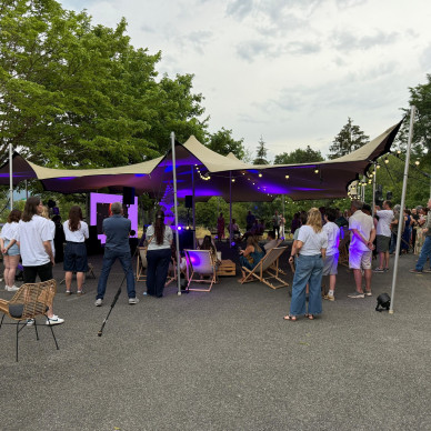 anniversaire d'entreprisse Annecy avec LDC Location de chapiteaux