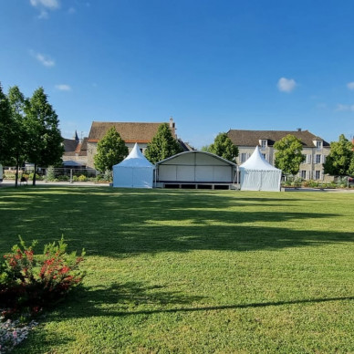 location de chapiteaux événements musicaux festivals