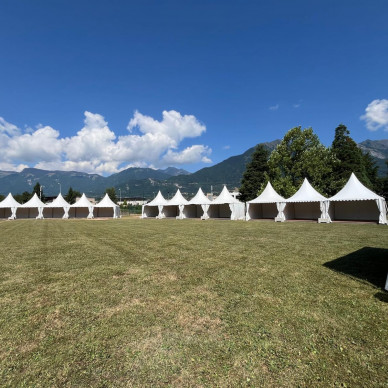 chapiteaux événement sportif Tour de France Savoie