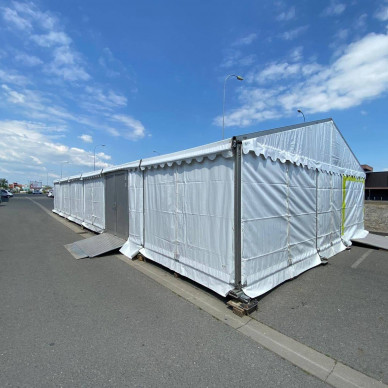 Location de chapiteaux moyenne et longue durée par LDC pour des entreprises