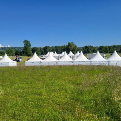 Courir pour elles - LDC location de chapiteaux - événement sportif et solidaire près de Lyon