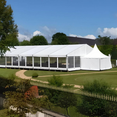 location de chapiteaux pour un séminaire au château de Pizay dans l'Ain avec LDC