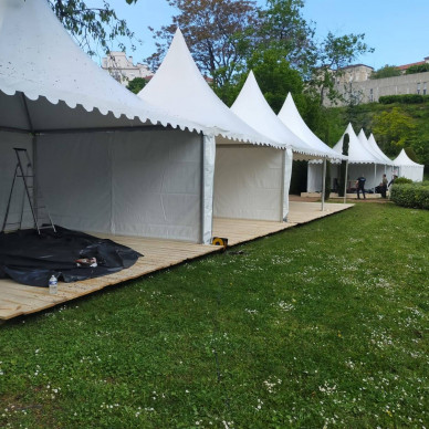 Nos tentes aux Nuits de Fourvière 2021