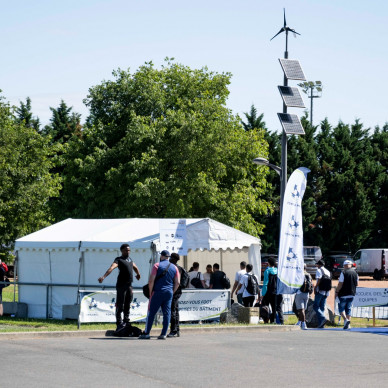 Location de chapiteaux événement sportif tournoi inter entreprises Fontanel Lyon