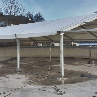 Location de structure technique pour couvrir un chantier avec LDC