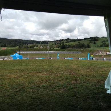 location de chapiteau LDC pour biathlon aux Plans d'Hotonnes dans l'Ain