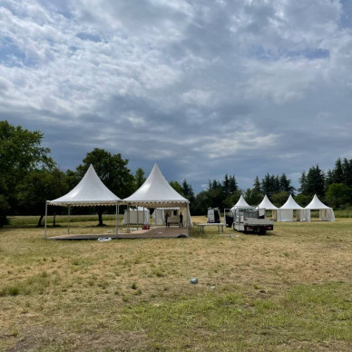 Couir pour elles loue des chapiteaux LDC chaque année pour son événement sportif et solidaire à Lyon