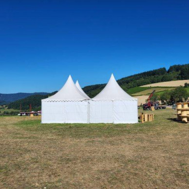 Location de chapiteaux LDC pour la fête du bois : multiformes, traditionnels et garden cottage