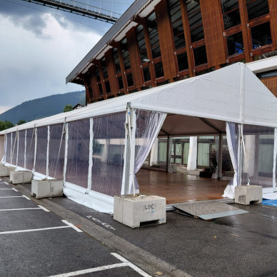 Défi ultime Spartan Race - Morzine - Evènement sportif sous chapiteau traditionnel - LDC location de chapiteaux