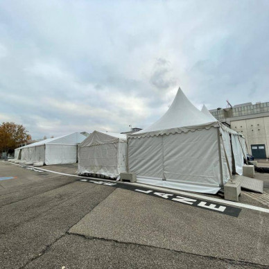 Location de chapiteau, matériel et arche du trail SaintéLyon avec LDC