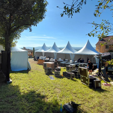 chapiteaux festival vendanges musique Beaujolais