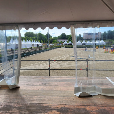 location de chapiteaux LDC pour l'événement Jumping de Mâcon
