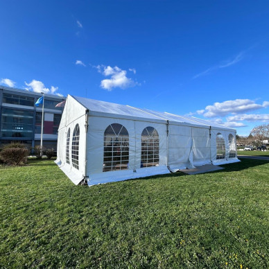location de chapiteaux KDC pour l'événement sportif Ekiden Lyon