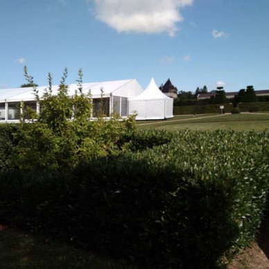 location de chapiteaux pour un séminaire au château de Pizay dans l'Ain avec LDC