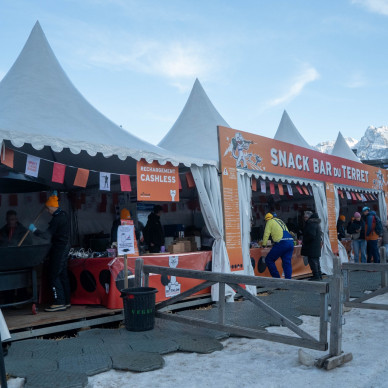 location de chapiteaux coupe du monde de biathlon Alpes événement sportif