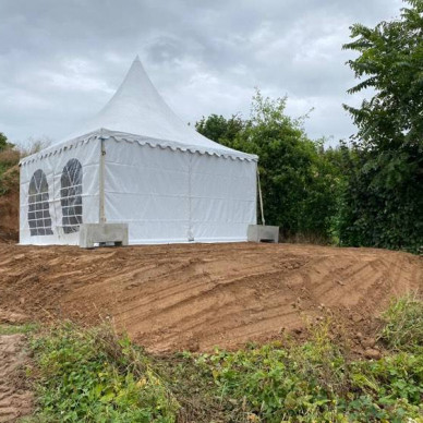 LDC loue des chapiteaux pour faciliter les vendanges en Bourgogne, Côtes du Rhône et Beaujolais