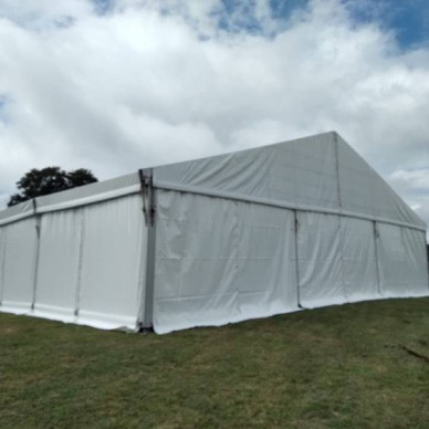 location de chapiteau LDC pour biathlon aux Plans d'Hotonnes dans l'Ain