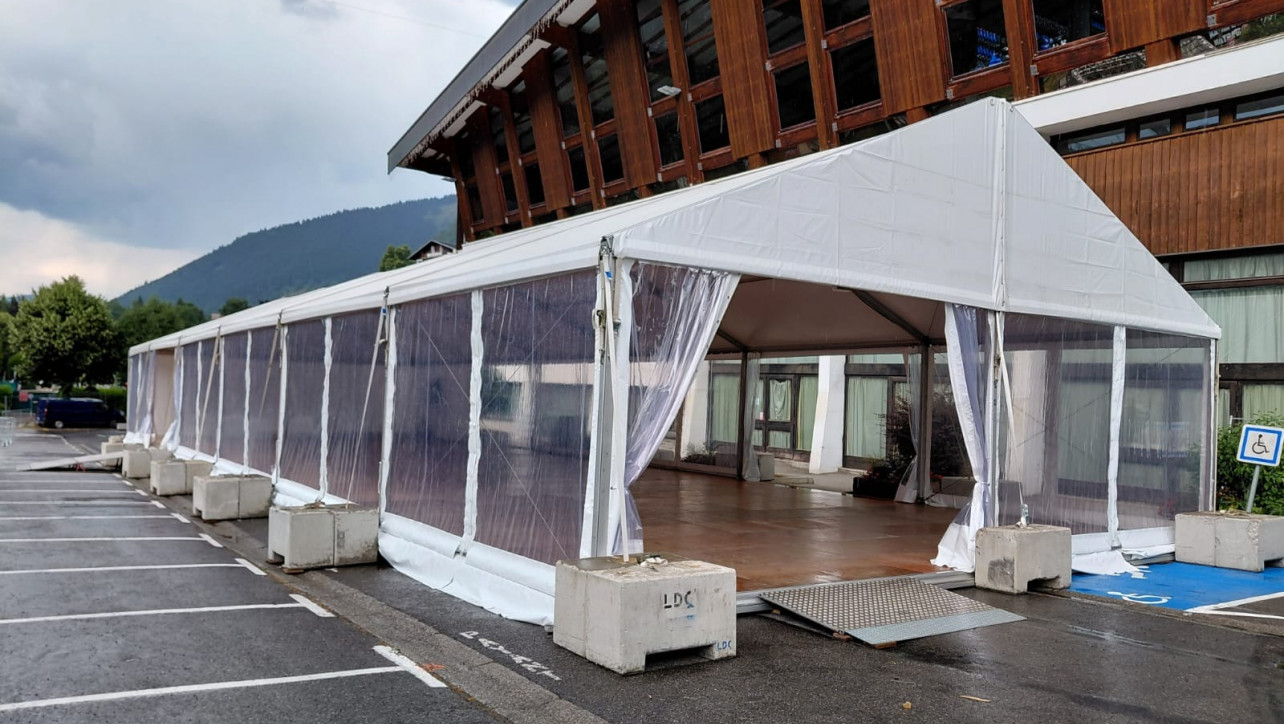 Défi ultime Spartan Race - Morzine - Evènement sportif sous chapiteau traditionnel - LDC location de chapiteaux
