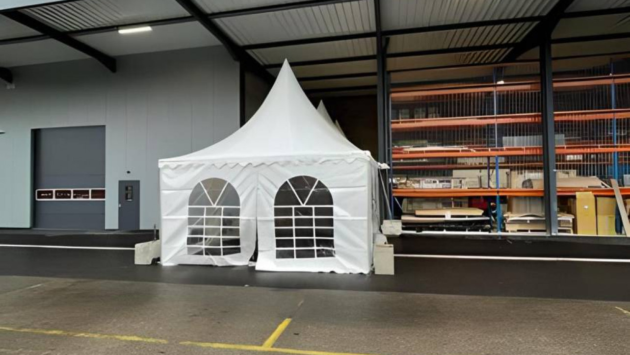 Location longue durée d'un chapiteau LDC pour un espace de travail extérieur chauffé
