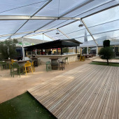 Une terrasse pour l'hiver