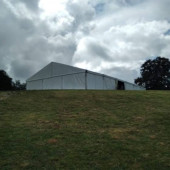 location de chapiteau LDC pour biathlon aux Plans d'Hotonnes dans l'Ain