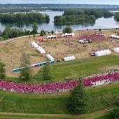 Couir pour elles loue des chapiteaux LDC chaque année pour son événement sportif et solidaire à Lyon