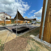 Discours sous tente Stretch - Lyon - LDC location de chapiteaux