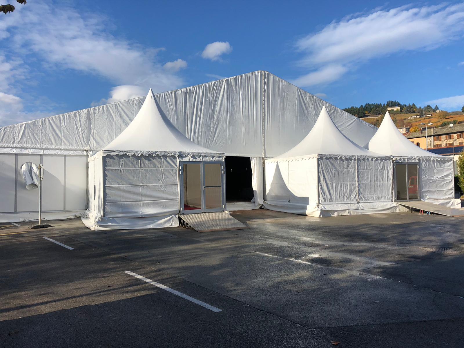 Barnum de 30 m x 70 m en location Grenoble