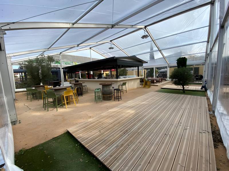 Location de tentes pour restaurant